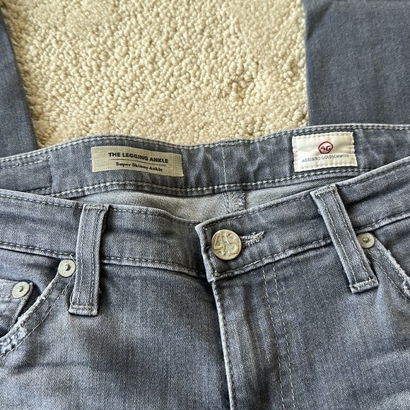 AG The Legging Ankle Super Skinny Jeans in Gray Size 28R - Picture 4 of 6
